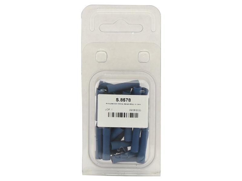Agripak 25 un. Term. linha pré-isolado 5.0mm Azul (S.8578)