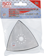 Suporte de almofada abrasiva para BGS 8580