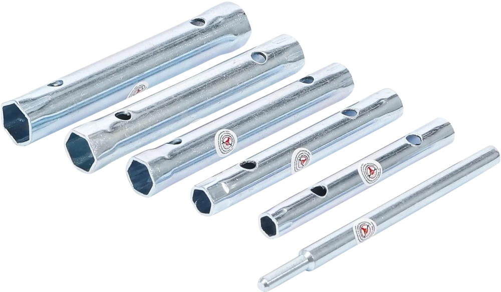 Conjunto de chaves tubulares | 8 x 9 - 16 x 17 mm | 6 peças