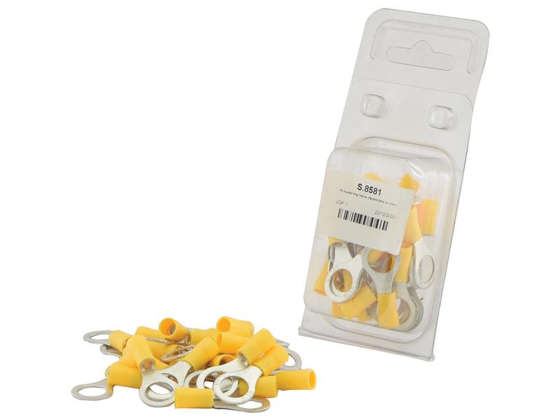 Agripak 25 un. Terminal, 10.5mm, Amarela (S.8581)