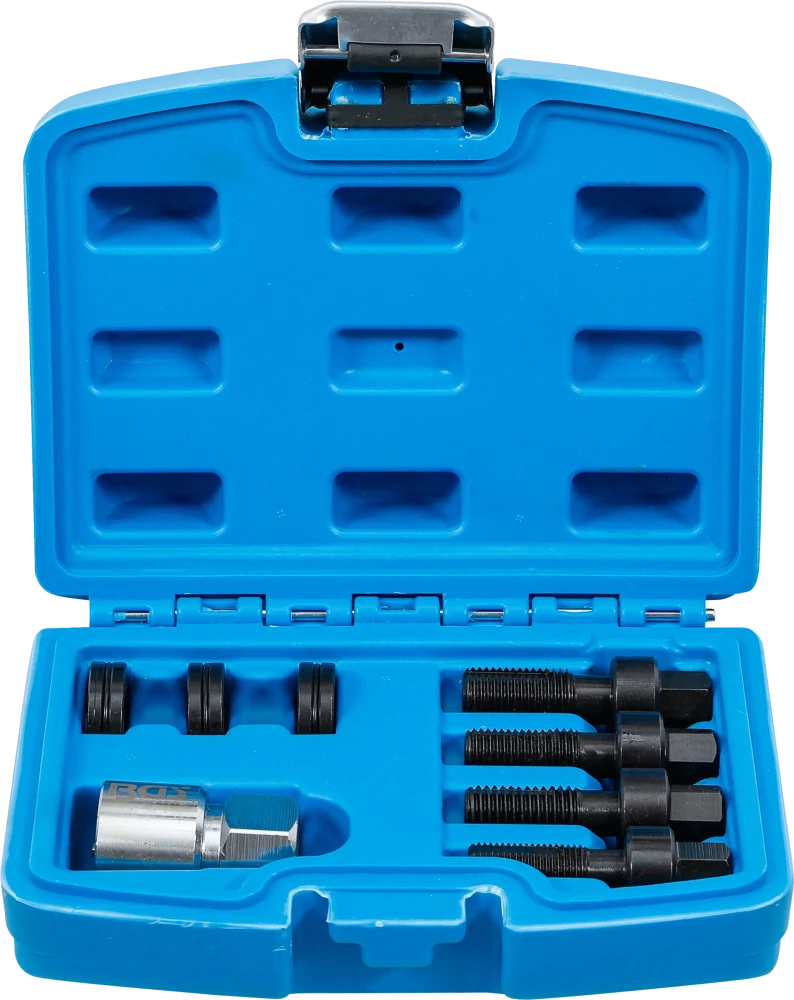 Kit de reparação de roscas para pernos de roda e porcas de roda | M12 e M14 | 8 peças