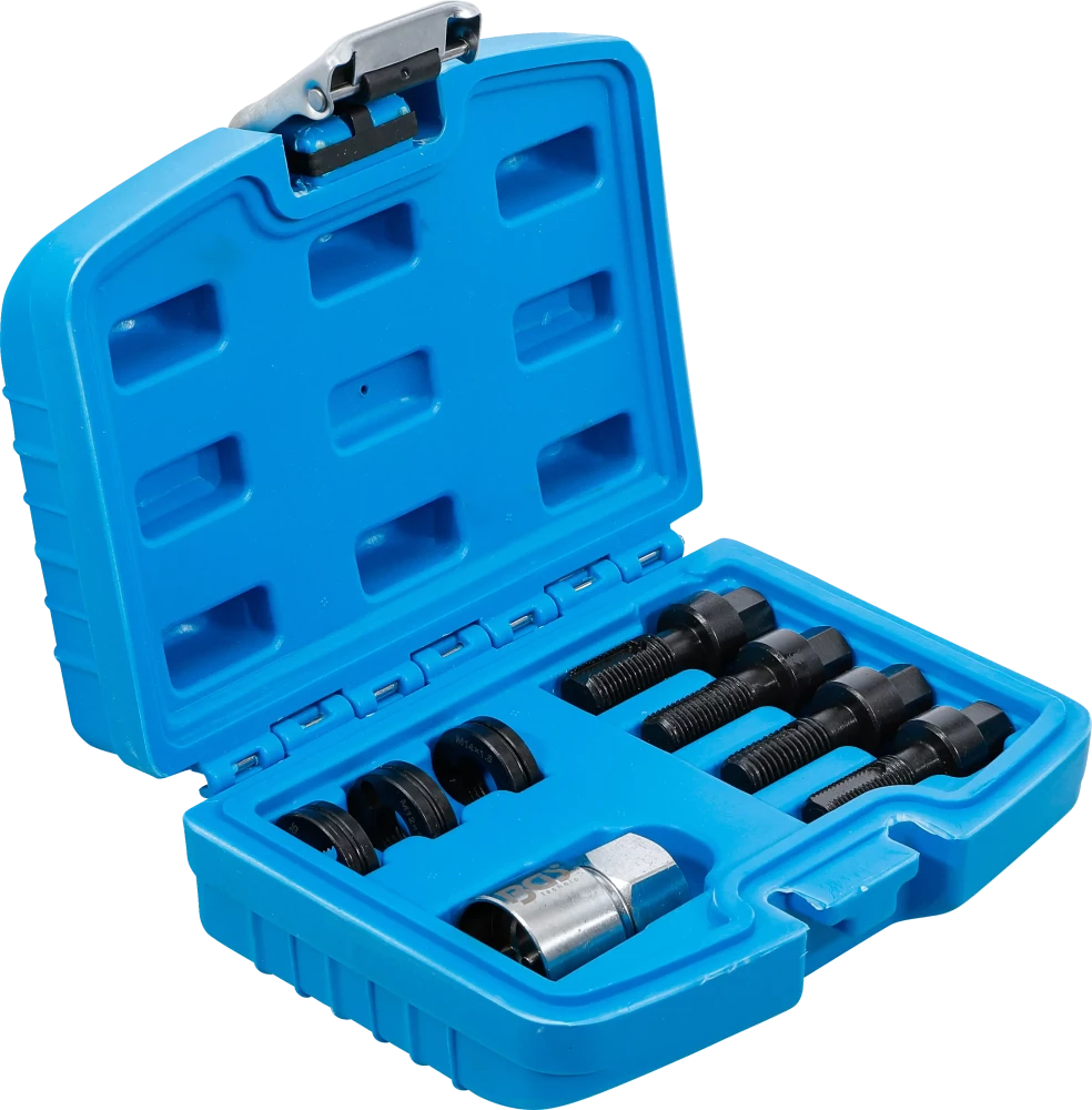 Kit de reparação de roscas para pernos de roda e porcas de roda | M12 e M14 | 8 peças