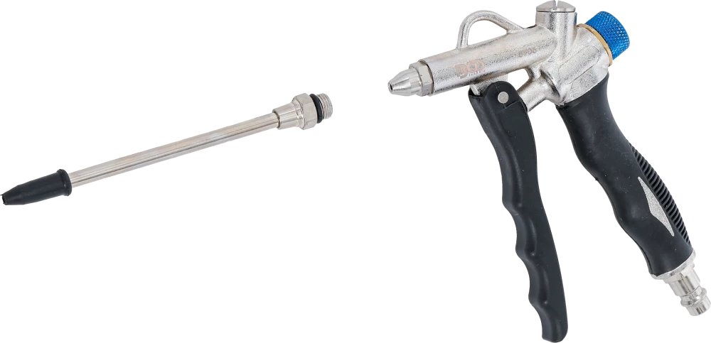 Pistola de ar comprimido com regulador de fluxo