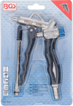 Pistola de ar comprimido com regulador de fluxo