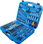 Conjunto de Chaves de Caixa Super Lock 1/4"+3/8"+1/2" | 218 Peças