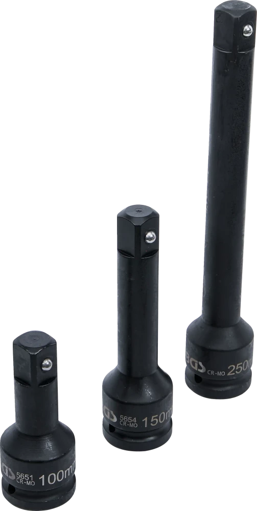 Conjunto de extensão de impacto | Quadrado externo/interno 20 mm (3/4") | 3 peças