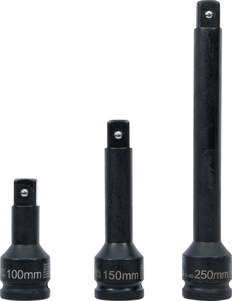 Conjunto de extensão de impacto | Quadrado externo/interno 20 mm (3/4") | 3 peças