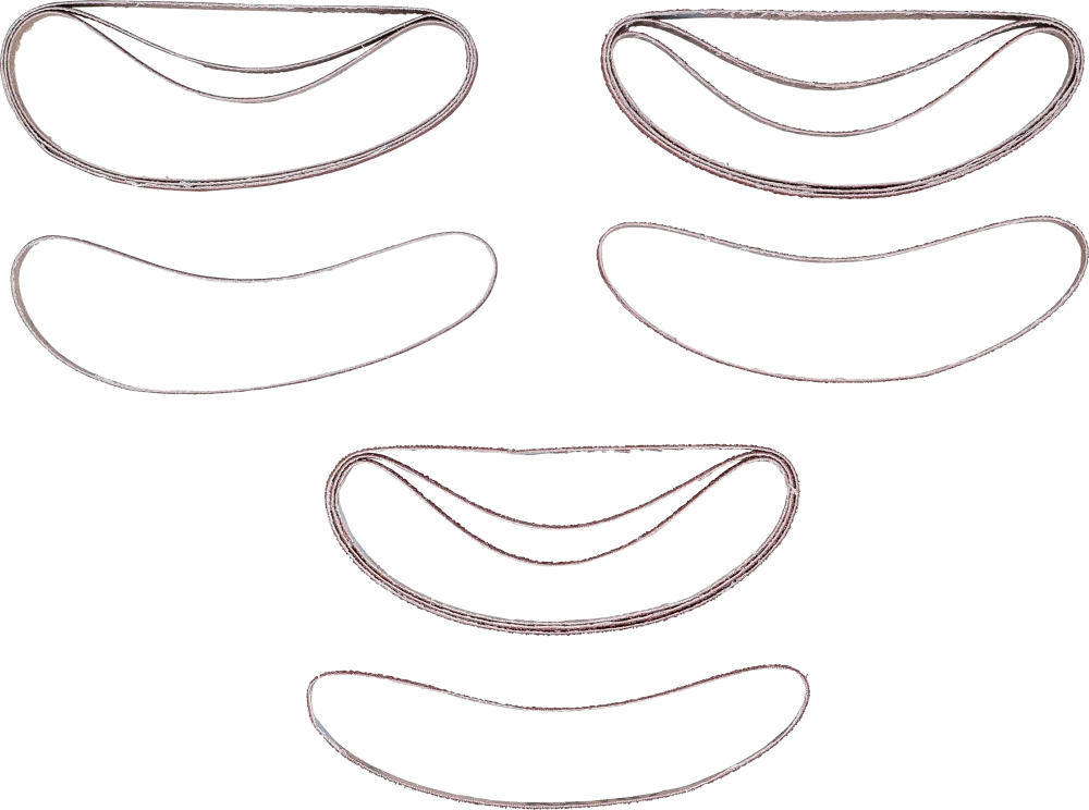 Cinta de lixa | 10 mm x 330 mm | 12 peças para BGS 8853