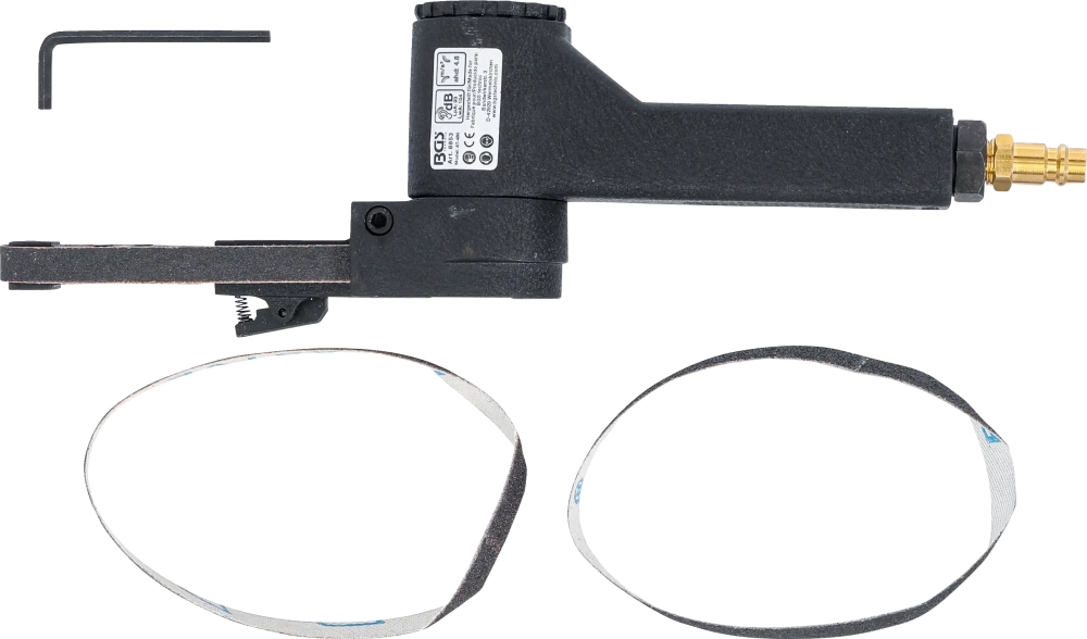 Lixadora de cinta pneumática para cintas de lixa de 10 mm