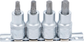 Conjunto de Encaixes Torx | 1/2" | T40 - T55 | 4 peças