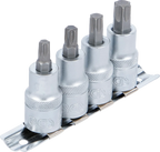 Conjunto de Encaixes Torx | 1/2" | T40 - T55 | 4 peças