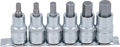 Conjunto de Encaixes para Pontas | Sextavado Interno | 1/2" | 6 peças