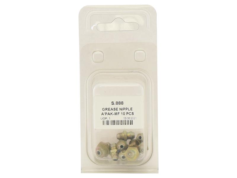 Agripak 10 un. sortido copos lubrificação (S.888)