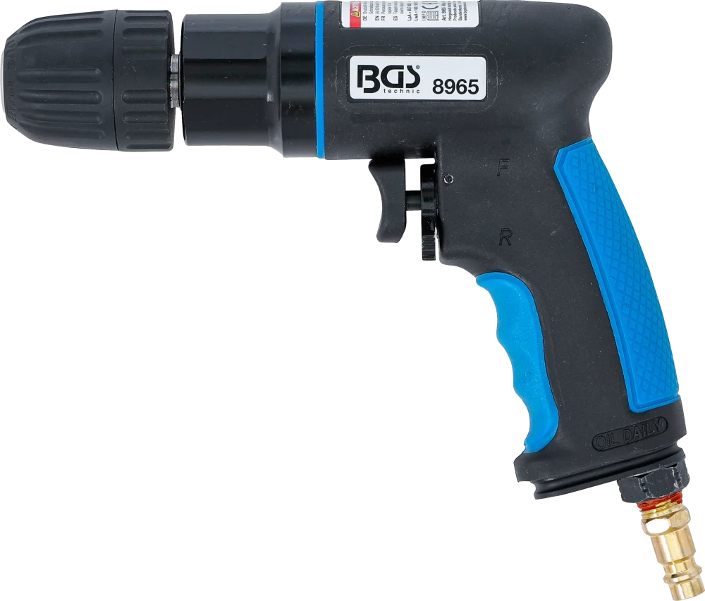 Berbequim pneumático com mandril de aperto rápido de 10 mm