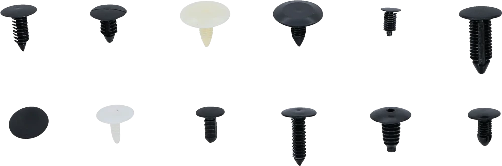 Sortido de clipes de abeto para GM, VW, Chrysler, BMW, Nissan, Ford | 340 peças
