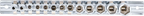 Conjunto de encaixes para chave de caixa, sextavados | Entrada de quadrado interno de 6,3 mm (1/4") | 4 - 14 mm | 13 peças