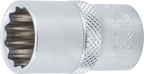 Conjunto de encaixes para chave de caixa, bihexagonais | Entrada de quadrado interno de 12,5 mm (1/2") | Tamanhos em polegadas | 10 peças