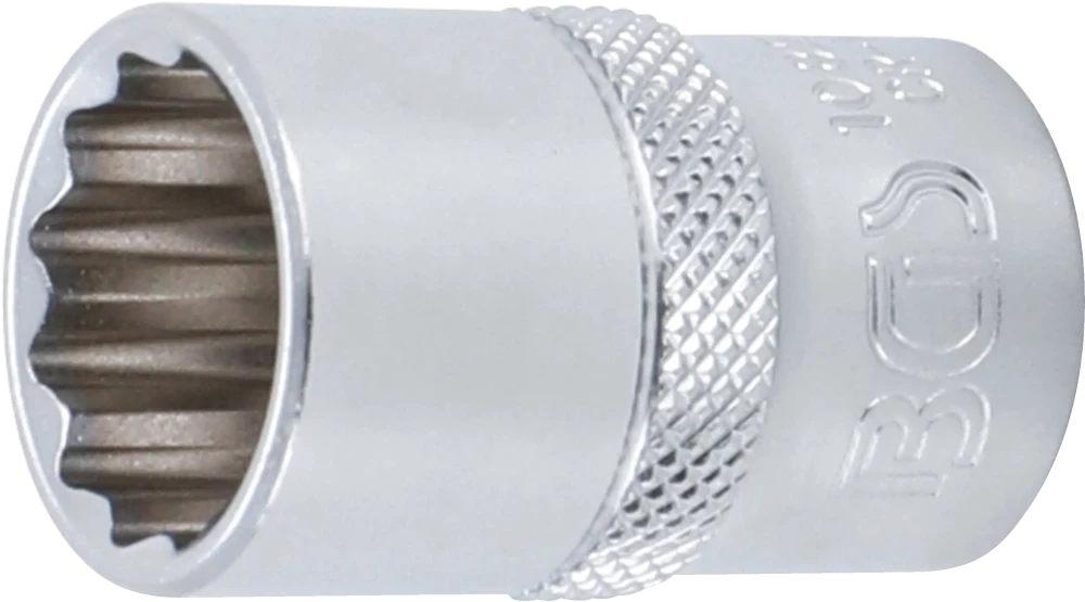 Conjunto de encaixes para chave de caixa, bihexagonais | Entrada de quadrado interno de 12,5 mm (1/2") | Tamanhos em polegadas | 10 peças