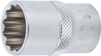 Conjunto de encaixes para chave de caixa, bihexagonais | Entrada de quadrado interno de 12,5 mm (1/2") | Tamanhos em polegadas | 10 peças