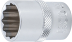 Conjunto de encaixes para chave de caixa, bihexagonais | Entrada de quadrado interno de 12,5 mm (1/2") | Tamanhos em polegadas | 10 peças