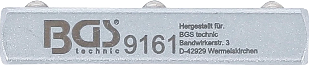 Retângulo de entrada | Retângulo externo 6,3 mm (1/4") | para BGS 9160