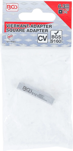 Retângulo de entrada | Retângulo externo 6,3 mm (1/4") | para BGS 9160