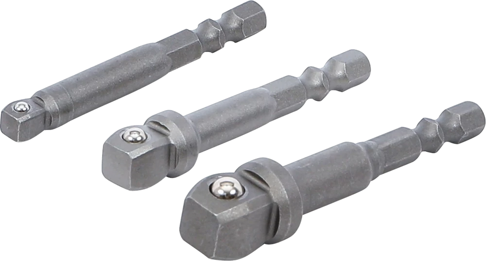 Conjunto de adaptadores basculantes para perfuradoras | Entrada de sextavado externo 6,3 mm (1/4") | 3 peças