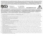 Conjunto de chaves de caixa | Entrada 6,3 mm (1/4") + 12,5 mm (1/2") | Tamanhos em polegadas | 174 peças