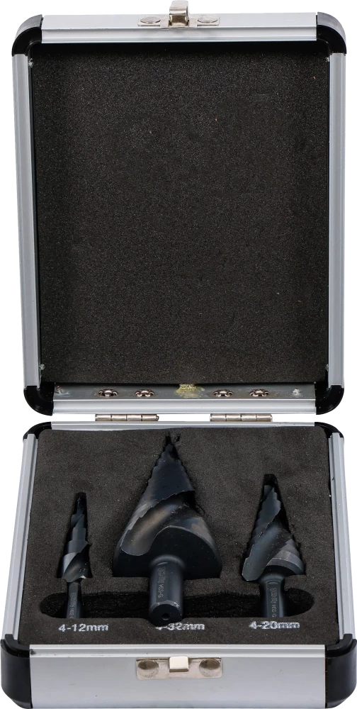Conjunto de brocas escalonadas | Ø 4 - 32 mm | 3 peças