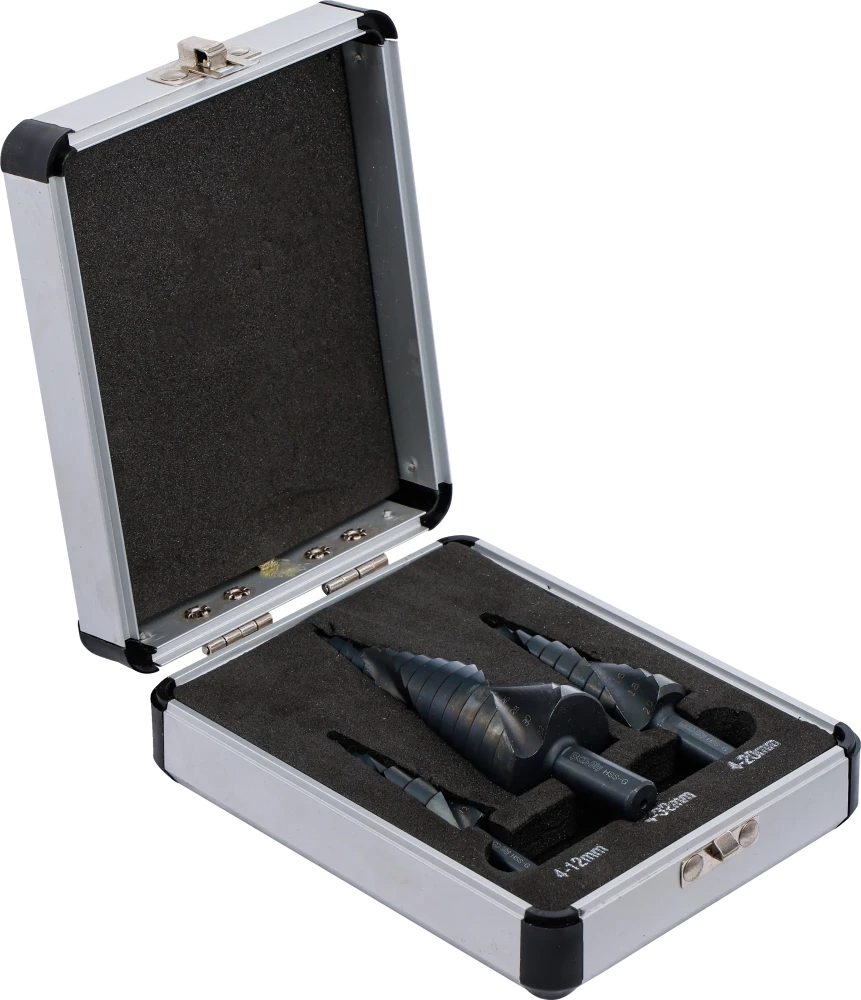 Conjunto de brocas escalonadas | Ø 4 - 32 mm | 3 peças