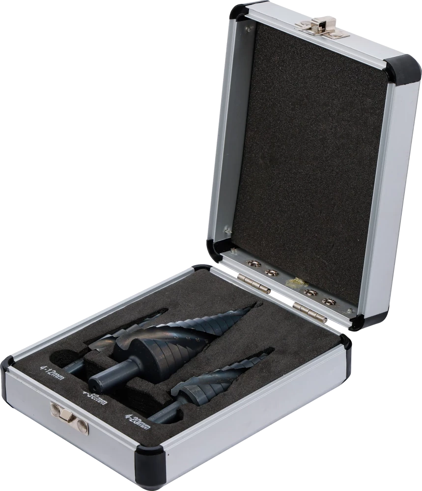 Conjunto de brocas escalonadas | Ø 4 - 32 mm | 3 peças