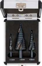 Conjunto de brocas escalonadas | Ø 4 - 32 mm | 3 peças