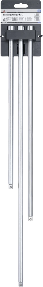 Conjunto de extensões | 10 mm (3/8") | 375 / 450 / 600 mm | 3 peças