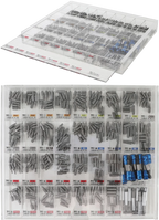 Conjunto de suportes de pontas e pontas | Expositor de vendas | Entrada de sextavado externo 6,3 mm (1/4") | 340 peças