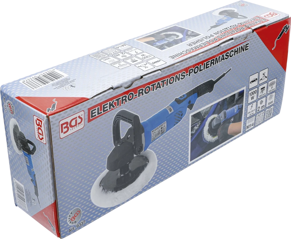 Polidor elétrico | máx. 3000 rpm | 1300 W | Ø 180 mm