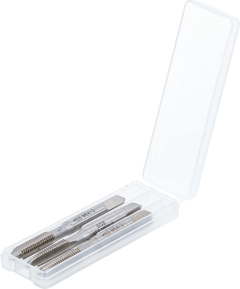 Conjunto de machos de atarraxar | fresa de desbaste, intermédia e de acabamento | HSS-G | M6 x 1,0 | 3 peças