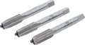 Conjunto de machos de atarraxar | fresa de desbaste, intermédia e de acabamento | HSS-G | M8 x 1,25 | 3 peças