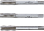 Conjunto de machos de atarraxar | fresa de desbaste, intermédia e de acabamento | HSS-G | M8 x 1,25 | 3 peças
