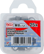 Encaixes roscados de substituição | M8 x 1,0 | 25 peças