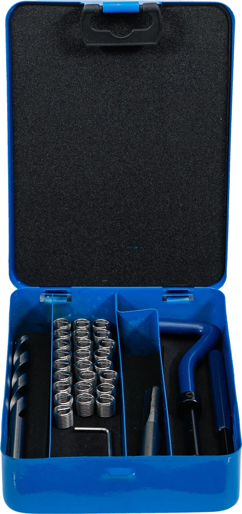Kit de reparação de roscas | M8 x 1,0 mm | 29 peças