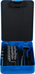 Kit de reparação de roscas | M8 x 1,0 mm | 29 peças