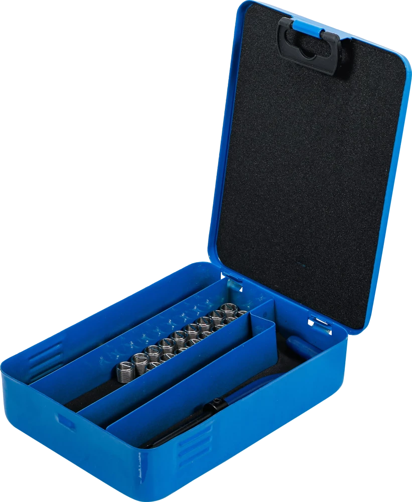 Kit de reparação de roscas | M8 x 1,0 mm | 29 peças