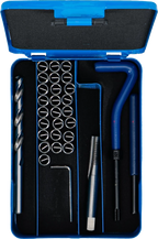 Kit de reparação de roscas | M8 x 1,0 mm | 29 peças