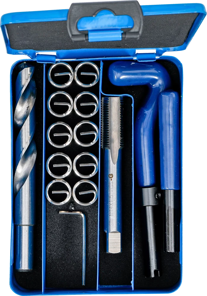 Kit de reparação de roscas | M14 x 1,5 mm | 14 peças