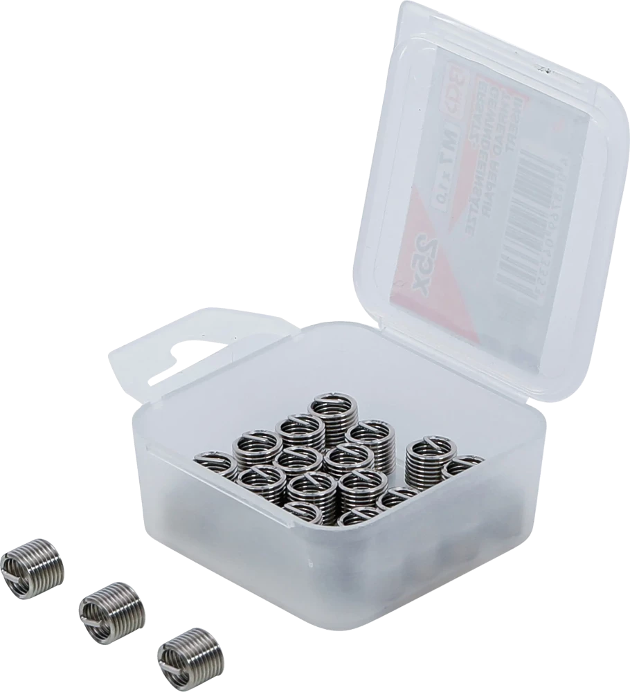 Encaixes roscados de substituição | M7 x 1,0 mm | 25 peças