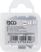 Encaixes roscados de substituição | M11 x 1,5 mm | 10 peças