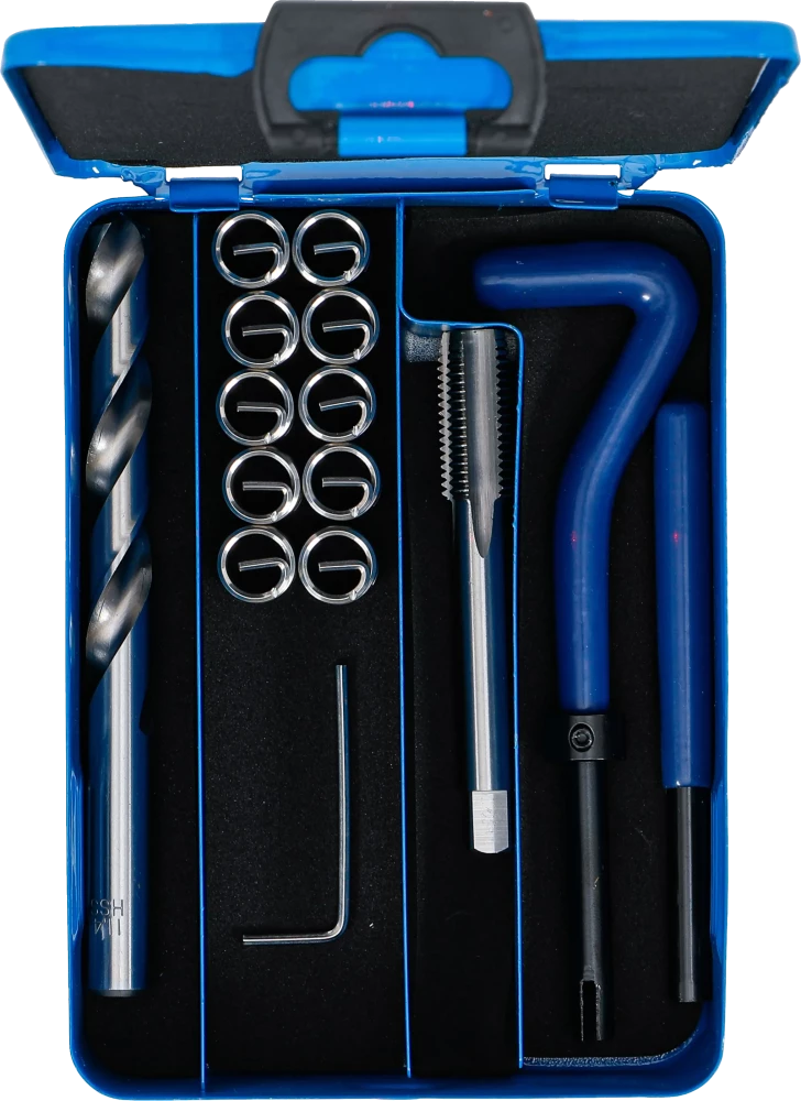 Kit de reparação de roscas | M11 x 1,5 mm | 14 peças