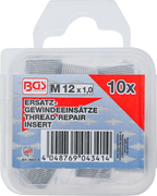 Encaixes roscados de substituição | M12 x 1,0 mm | 10 peças