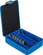 Kit de reparação de roscas | M12 x 1,0 mm | 14 peças
