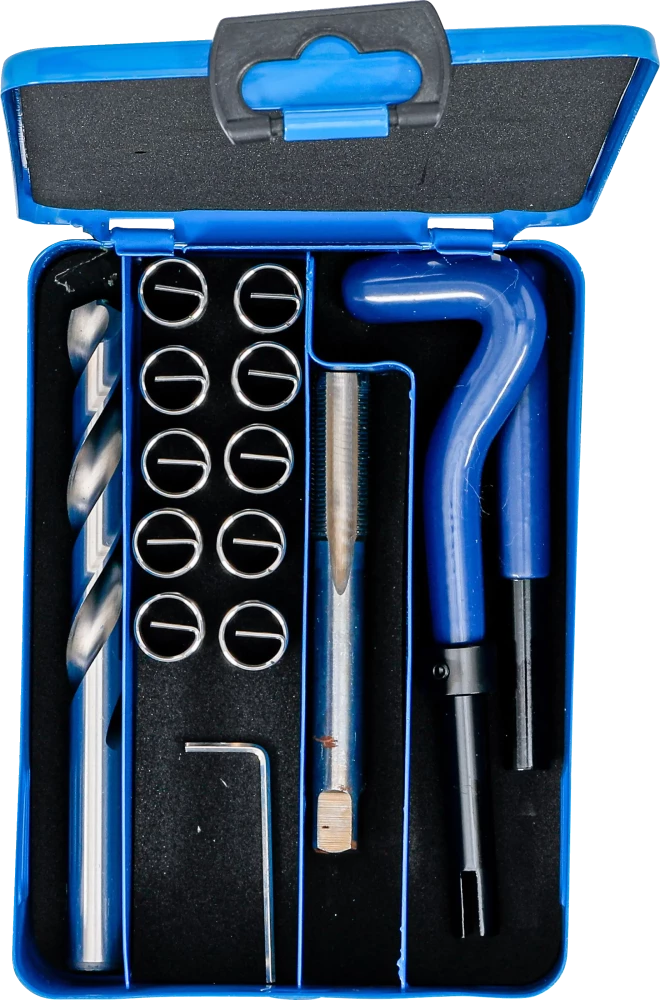 Kit de reparação de roscas | M12 x 1,0 mm | 14 peças
